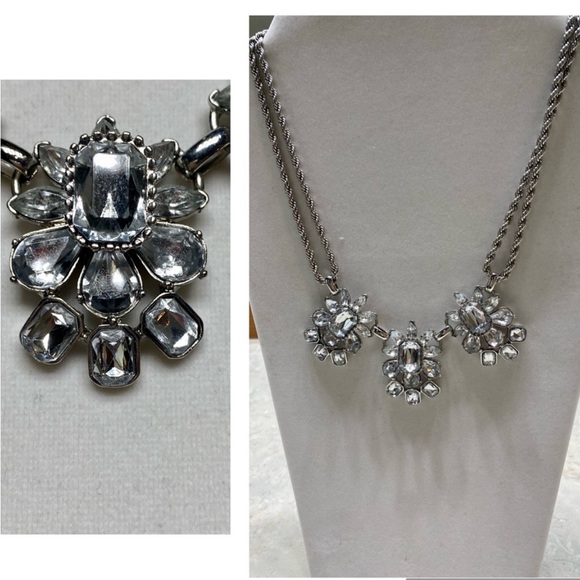 Banana Republic Jewelry - Banana Republic Rhinestone Statement Necklace